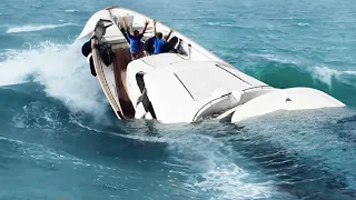 Idiots In Boats Caught On Camera !