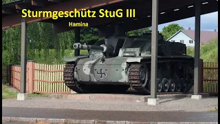 Assault gun - German Sturmgeschütz III Ausf G (StuG-40) near the RUK-museum in Hamina, Finland.