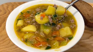 My mother-in-law gave me a recipe for a wonderful soup, after trying it you will want more!