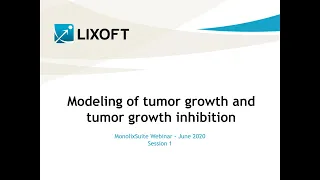 Webinar: Tumor growth modeling with MonolixSuite - Session 1