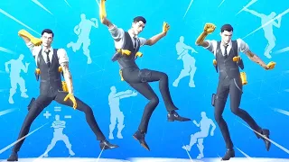 All my emotes with the Midas Skin!!