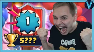 Клеш рояль на ХАРДКОРЕ! 1 уровень на 5200 кубков  / Clash Royale