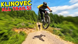 DOWNHILL BIKEPARK RIDING! - Trailpark Klinovec 2022 alle Strecken testen!