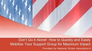 Advocacy Tips for Your Stroke Support Group