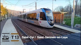 Tramway T13 entre saint cyr et saint germain en laye