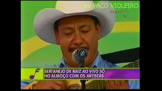 GOIANO E PARANAENSE (programa almoço com os artistas fá morena rede tv 2005)