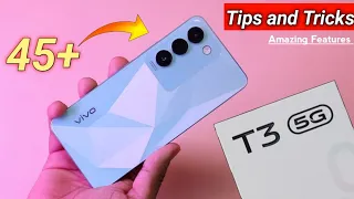 VIVO T3 5G Tips and Tricks | 45+ Amazing Features ⚡ in हिंदी।