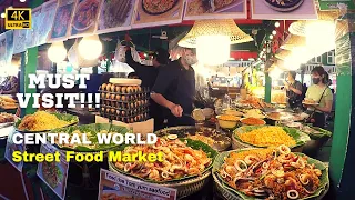 MUST VISIT: Bangkok Street Food Market - CENTRAL WORLD THAILAND