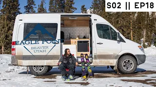 only FOUR lifts at EAGLE POINT ski resort! | vanlife utah