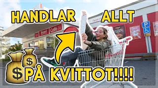 KÖPER ALLT PÅ ETT UPPHITTAT KVITTO!!!