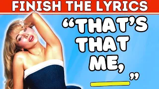 FINISH THE LYRICS -Most Popular Viral TIKTOK Songs 2023-24 | Music Quiz 🎤