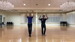 Mambo#5 ( Full routine with music , facing the camera )