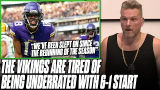 Justin Jefferson Says The Vikings Are Tired Of Being Undervalued | Pat McAfee Reacts