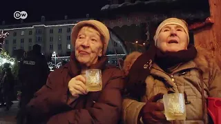 A German Christmas Market in Dresden