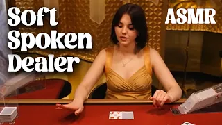 Unintentional ASMR | Blackjack Dealer With a Relaxing Accent (Soft Spoken)