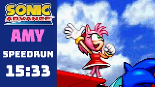 Sonic Advance (Amy) World Record - 15:33