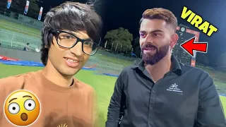 Finally Virat Kohli Aur Irfan Sir Se Mil Liya 😱 || Sourav Joshi vlogs