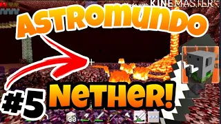 VAMOS al NETHER!! ASTROMUNDO SERIE de SUPERVIVENCIA en CRAFTSMAN Episodio #5