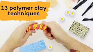 13 polymer clay techniques