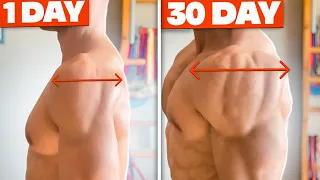 Make Your Shoulders Bigger in 30 DAYS !! (Workout at Home)