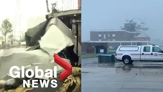 Hurricane Ida makes landfall as Category 4 flooding communities, rips hospital roof off