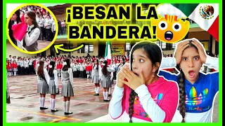 CAMBIO de ESCOLTA en la SECUNDARIA MÉXICO🇲🇽 ¡Esto es ÚNICO!🤯Cubanas reaccionan🇨🇺 #Mexico #reaction