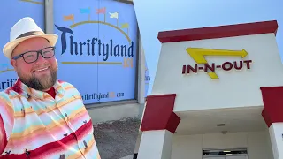 Disney Thrifting In California & A LOST Disneyland Video | Trying In-N-Out Burger For The First Time