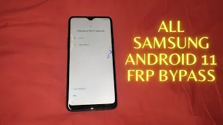 Samsung A20s A207F FRP bypass Android 11 new method
