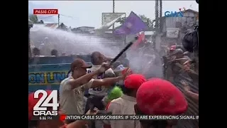 24 Oras: Ilang residente at mga taga-Kadamay, hinarang ang planong demolisyon