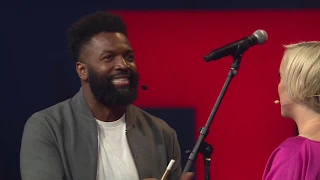 Baratunde answers surprise question after his TED Talk