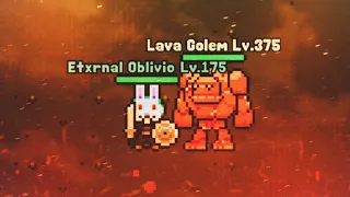 Rucoy Online: Level 175 vs Lava Golem Level 375