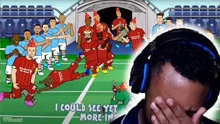 BARCA FAN REACTS: MANCHESTER CITY THRASH LIVERPOOL! [4-0] (PARODY)...like men vs boys