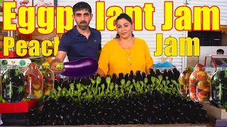 Peach and Eggplant Jam | Cooking Jam from (VEGETABLE) And Fruits | Sweet Shell 2022