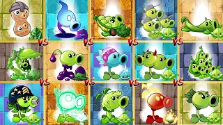 Tournament All PEA & Mint Plants - Who Will Win? - PvZ 2 Plant Vs Plant