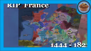 France: turning as many provinces into subjects as possible GONE WRONG (EU4 - AI only)