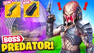 *NEW* PREDATOR BOSS found in Fortnite! (NEW MYTHIC, SECRET SKIN + MORE)