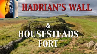 Hadrians Wall Walking to Sycamore Gap & Housesteads Roman Fort Northumberland