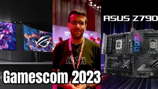 ROG @Gamescom 2023 لوحات أم وشاشات جديدة من آسوس