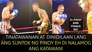 Tinatawanan at Dinidilaan Lang ang Suntok ng Pinoy, Lamog ang Katawan!