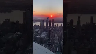 SCARY VIEWS From the Empire State Building's 104th Floor! #shorts #empirestatebuilding #nyc