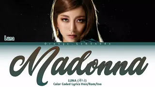 LUNA (루나) – Madonna Color coded lyrics [Han/Rom/Ina] | Lirik terjemahan Indonesia