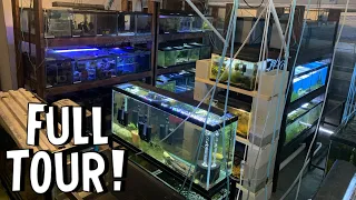 *NEW!* Garage Fish Room Tour 2020