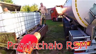 Przywieźli Pełną Cysternę RSM Puławy. Rozlewamy do Zbiorników VLOG - Rolnik Pracuje