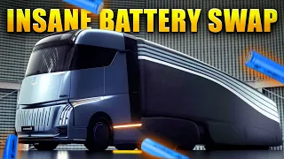 This ELECTRIC Semi That Swaps Its BATTERIES Is Insane!