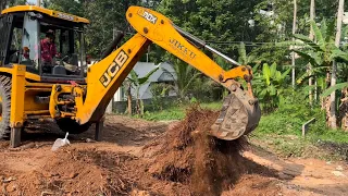 Jcb 3dx digging and removing huge tree root #jcb #jcb3dx #jcbpower #jcbbackhoe #jcbcartoon #jcb3cx