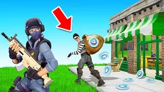 COPS vs ROBBERS Gamemode in Fortnite Creative! (Stole Everything)