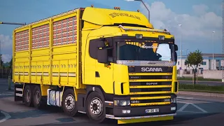 ETS 2 Scania 124G Kırkayak Kamyon Modu (1.43 & 1.44)