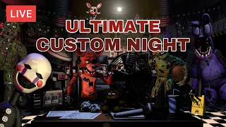 Playing FNAF Ultimate Custom Night for the FIRST TIME!