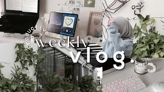 study vlog ☺︎ | productive days in my life, studying, trying korean foods + more