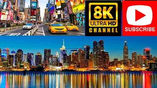 4k & 8k video NEW YORK City 🇺🇸  2023 NYC USA New York in 8K ULTRA HD - Capital of Earth (60FPS)